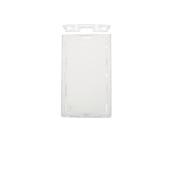 Obrazek Enclosed ID Badge Lockable card holder / carrying case rigid plastic Premium (vertical / portrait). 60270282 (DE,SE,NO,FI,RO,PL)