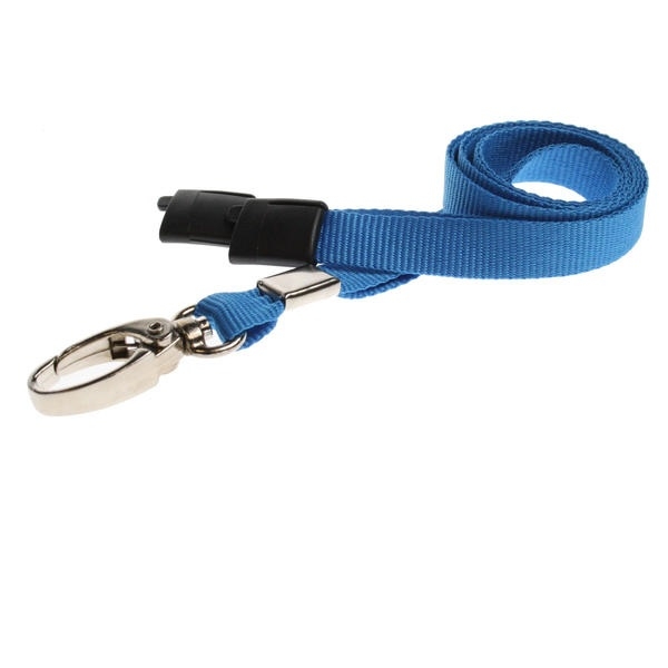 Obrazek Light Blue lanyard / keyhanger 10 mm with metal lobster clip. 60270568 (DE,SE,NO,FI,RO,PL)