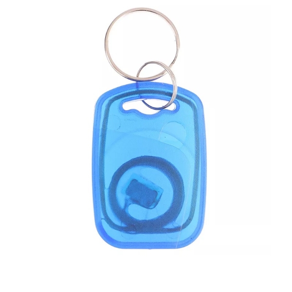Obrazek Blue RFID rewriteable Key fob 125 KHZ EM ID and magic writeable IC 13.56 Mhz. Keyfob tag. 70102981 (DE,SE,NO,FI,RO,PL)