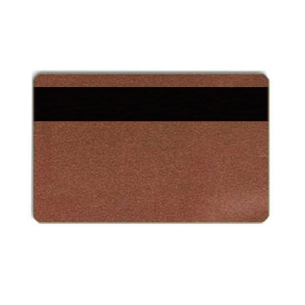 Obrazek Blank bronze cards with HI-CO magnetic stripe- IS0-7811-6 (CR80). 70102231 (DE,SE,NO,FI,RO,PL)