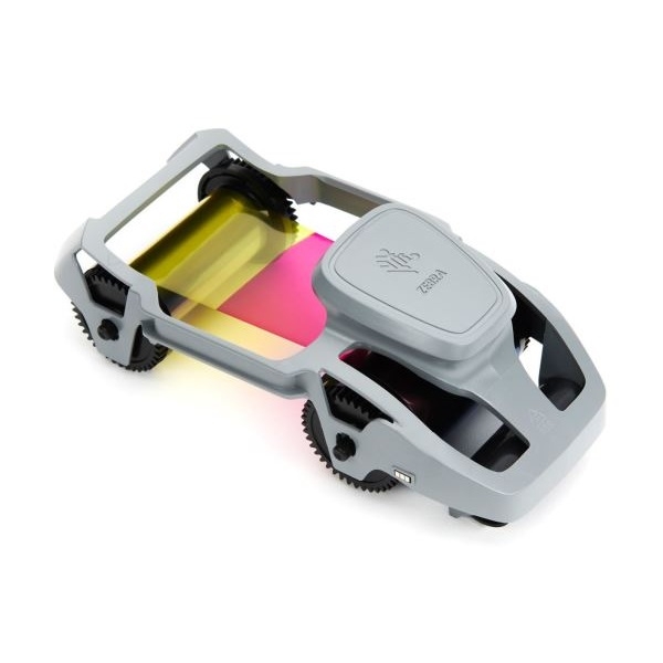 Obrazek Zebra ZC300 4+1 color ribbon/dye film (YMCKOK). Zebra 800300-360EM. ZEB-800300360EM (DE,SE,NO,FI,RO,PL)