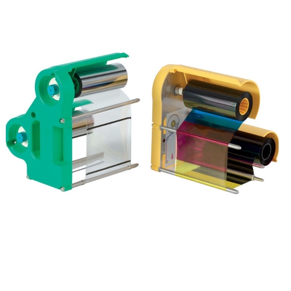 Obrazek Magicard Prima 8 color ribbon and retransfer film 831 Set (Dye Film 832 & Re-Transfer Film 436 YMCK Printer Ribbon) - 1000 print. MAGIPRIMA8YMCK (DE,SE,NO,FI,RO,PL)
