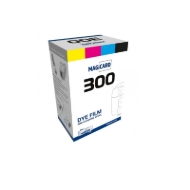 Obrazek Magicard 300 4+1 color ribbon/dye film (YMCKOK) - 250 print. Magicard MC250YMCKOK/3. MC250YMCKOK3 (DE,SE,NO,FI,RO,PL)