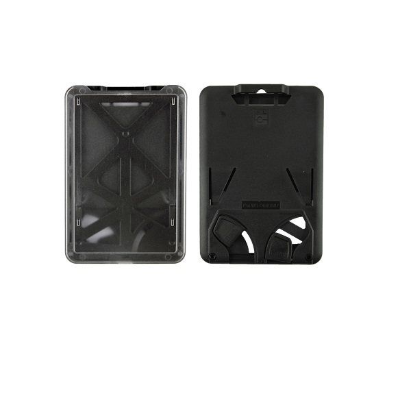 Obrazek 3 card cardholder / carrying case rigid plastic with Extraction Levers (vertical / portrait). 60270278 (DE,SE,NO,FI,RO,PL)