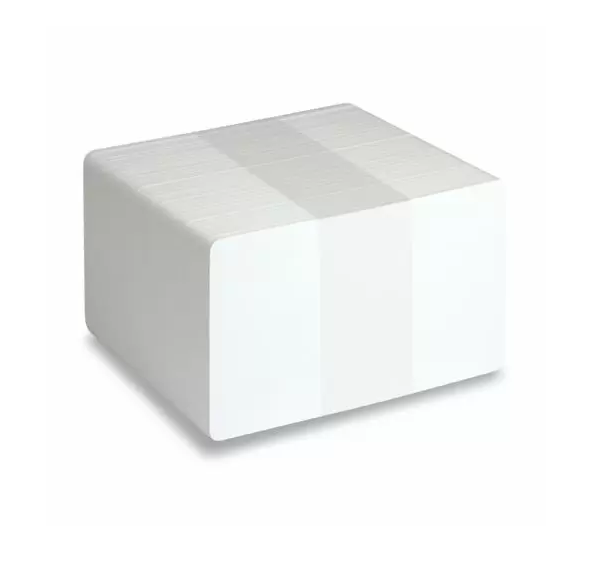 Obrazek Blank white polycarbonate card - CR80. 70102251 (DE,SE,NO,FI,RO,PL)