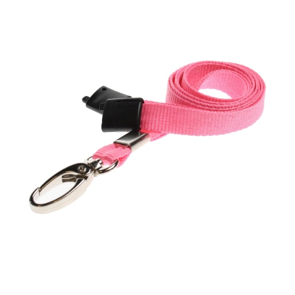 Obrazek Pink lanyard / keyhanger 10 mm with metal lobster clip. 60270569 (DE,SE,NO,FI,RO,PL)