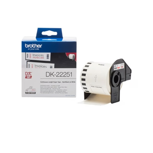Obrazek Brother Label Roll Continuous Paper DK22251 62mm. BRDK22251 (DE,SE,NO,FI,RO,PL)