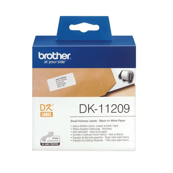 Obrazek Brother Label Roll 62x29 DK11209. BRDK11209 (DE,SE,NO,FI,RO,PL)