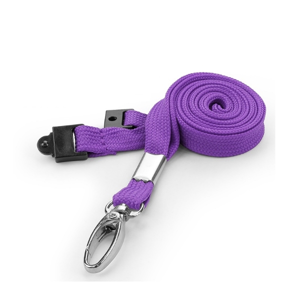 Obrazek Purple tube lanyard / keyhanger 10 mm with metal lobster clip. 60270654 (DE,SE,NO,FI,RO,PL)