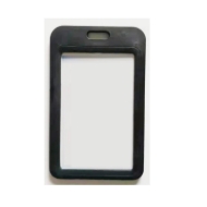 Obrazek Sort 86x54 mm Card holder / carrying case hard plastic / Badge holder. Clear on both sides (vertical / portrait). 60270341 (DE,SE,NO,FI,RO,PL)