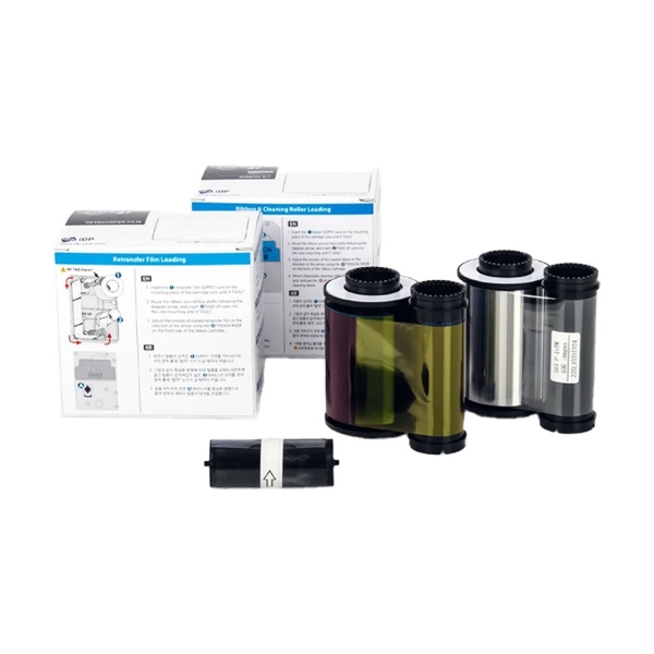 Obrazek Smart-81 4 color ribbon/dye film (YMCK) and retransfer film - 500 print. Smart 55653547 / 653547. (DE,SE,NO,FI,RO,PL)