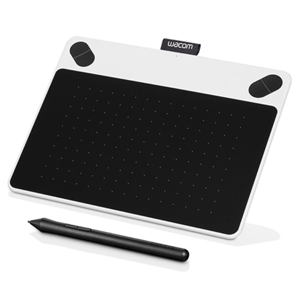 Obrazek Wacom Intous Creative Pen Tablet small white. CTL-490 (DE,SE,NO,FI,RO,PL)