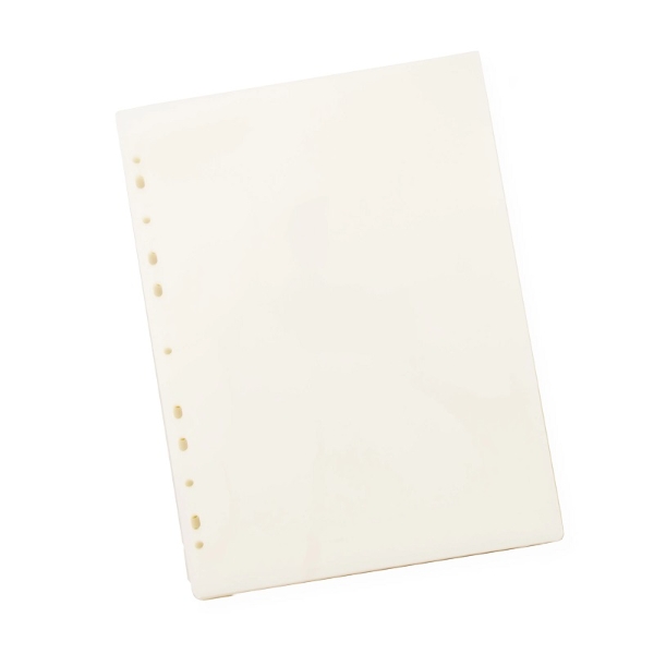 Obrazek Folia do laminowania na gorąco A4 z otworem typu Euro (do segregatora), przezroczysta, 75 mikronów, 216 x 303 mm, 100 sztuk. 60270058