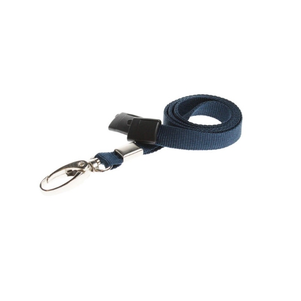 Obrazek Dark Blue lanyard / keyhanger 10 mm with metal lobster clip. 60270568_1 (DE,SE,NO,FI,RO,PL)