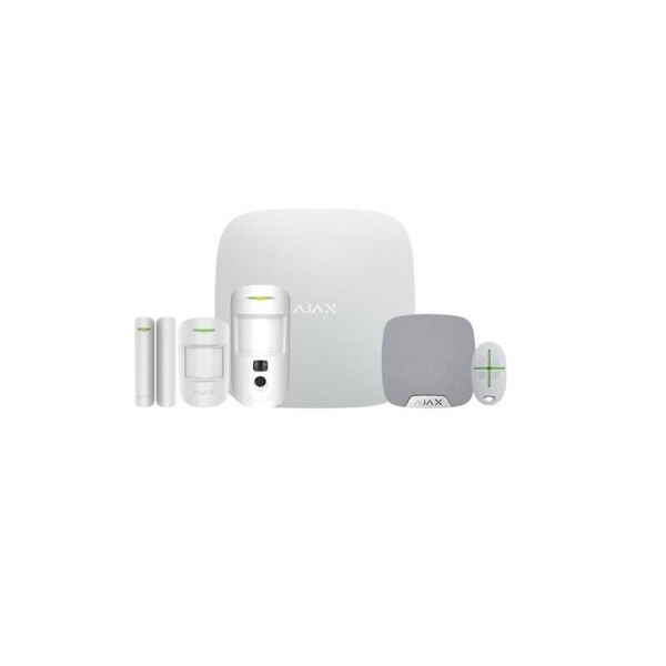 Obrazek Ajax StarterKit with photo & PIR, white. AJSTKITPPWHI (DE,SE,NO,FI,RO,PL)
