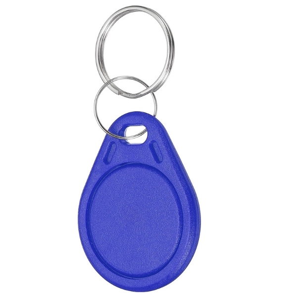 Obrazek Blue rewriteable Key fob 13.56 MHz. 13.56 Compatible 1K Magic UID – Changeable UID. Keyfob. 70102948 (DE,SE,NO,FI,RO,PL)