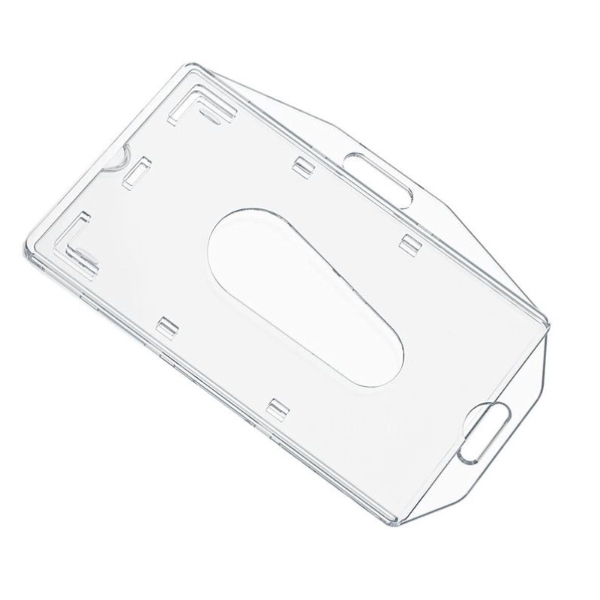 Obrazek ID Badge/Badge Holder. Enclosed card holder / carrying case rigid plastic (horizontal/landscape or vertical/portrait). 60270271 (DE,SE,NO,FI,RO,PL)