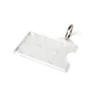 Obrazek Card holder / carrying case rigid plastic with key ring attachment (horizontal / landscape). 60270228 (DE,SE,NO,FI,RO,PL)